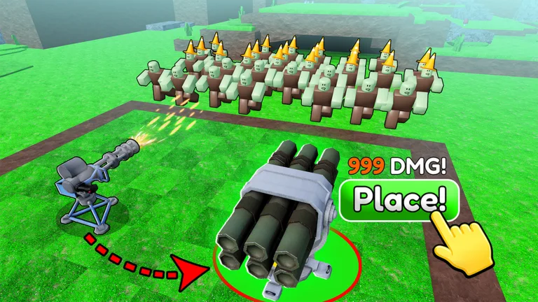 Build a Base RNG plot filled with turrets and walls