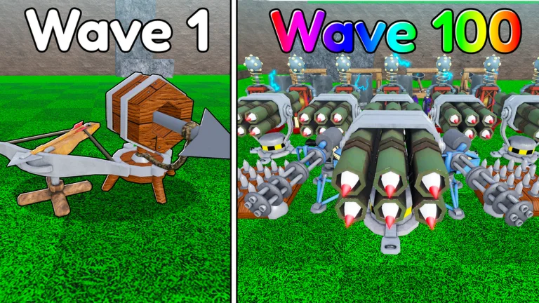 Build a Base RNG enemies advancing on a base